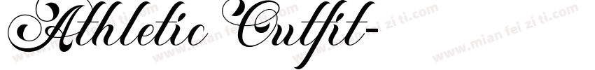 Athletic Outfit字体转换